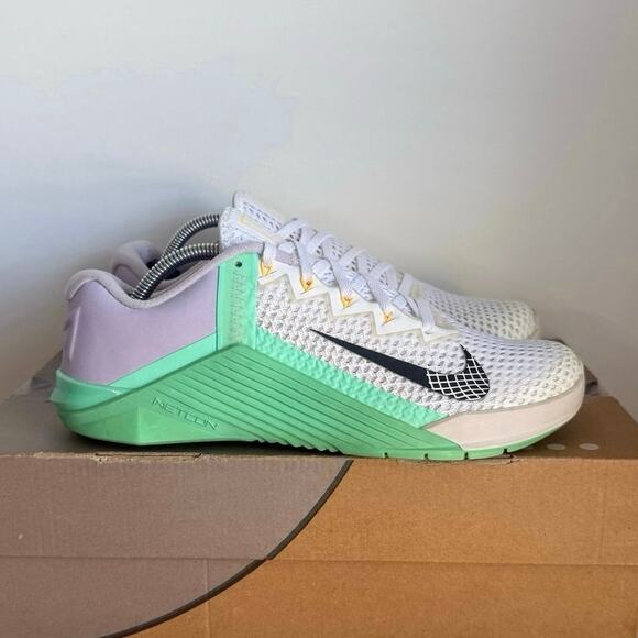 Nike Metcon 6 infinite Lilac /Green Women Running Sneakers - SZ 8 - Picture 3 of 12